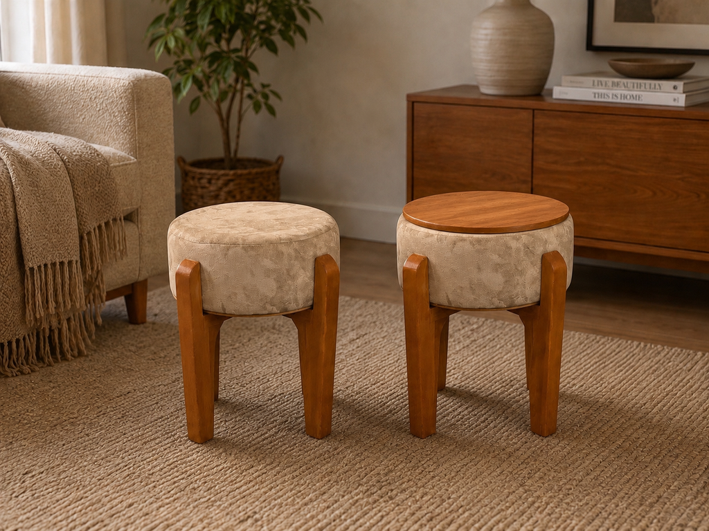 Modern Pouf 2x1