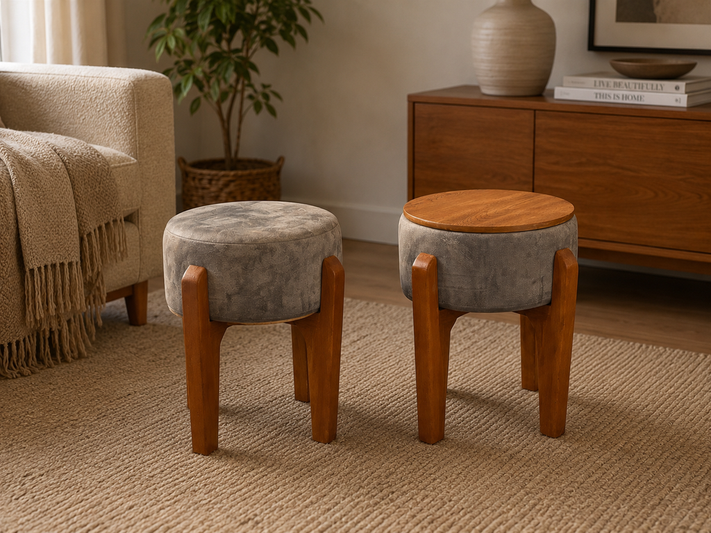 Modern Pouf 2x1